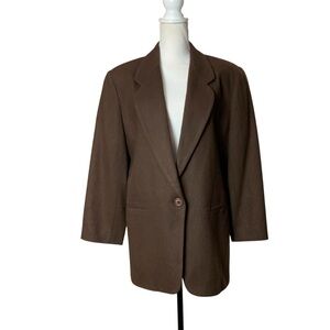 Vintage NY jeans, New York jeans, brown wool blazer size 14
